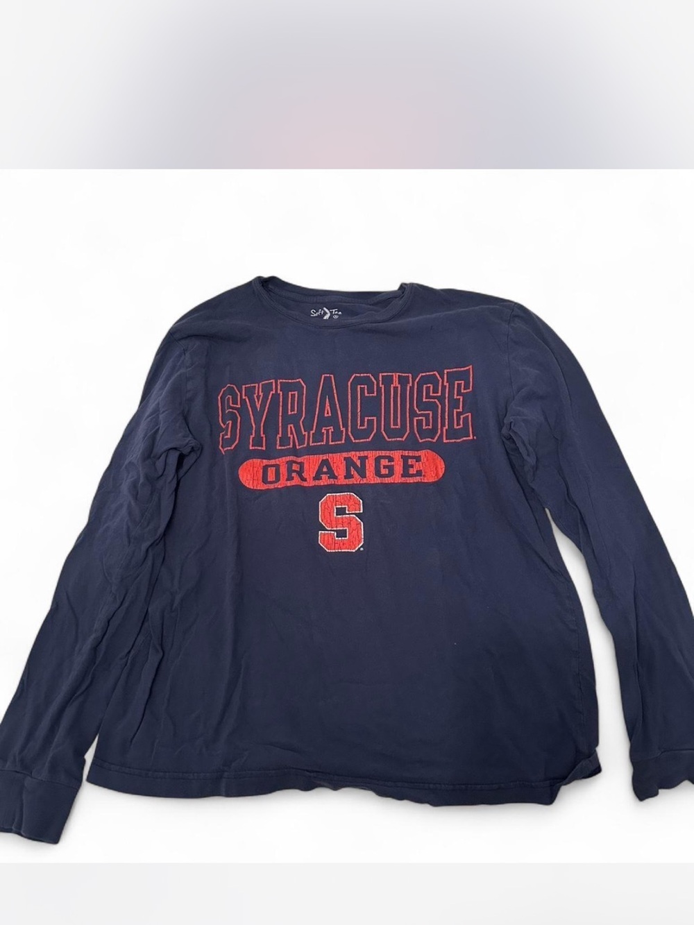 Navy Long-Sleeve Syracuse Orange Graphic Tee